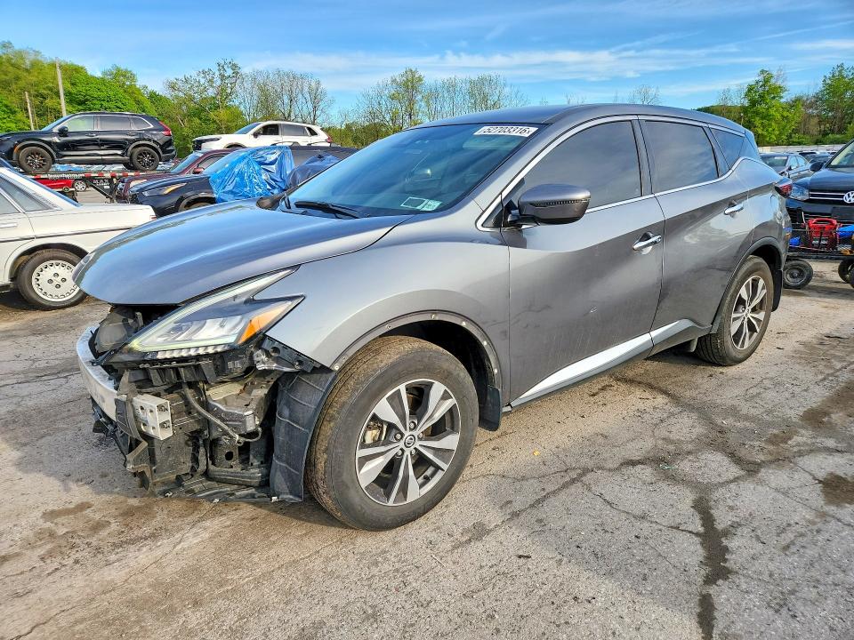 2020 Nissan Murano VIN 5N1AZ2AS4LN162951 COPART salvage auction — FRONT END, Ny - Mv-907A Salvage Certificate, sold $3,650 on 2026-07-09 (photo 1)