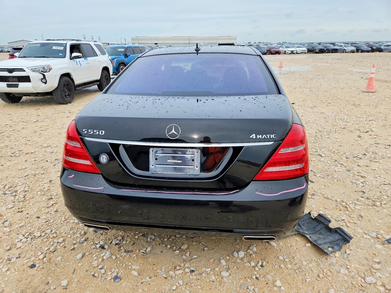 2012 Mercedes-Benz S-Class VIN WDDNG9EB6CA435447 COPART salvage auction — Undercarriage, TX - SALVAGE VEHICLE TITLE, sold $1,650 on 2026-07-09 (photo 6)