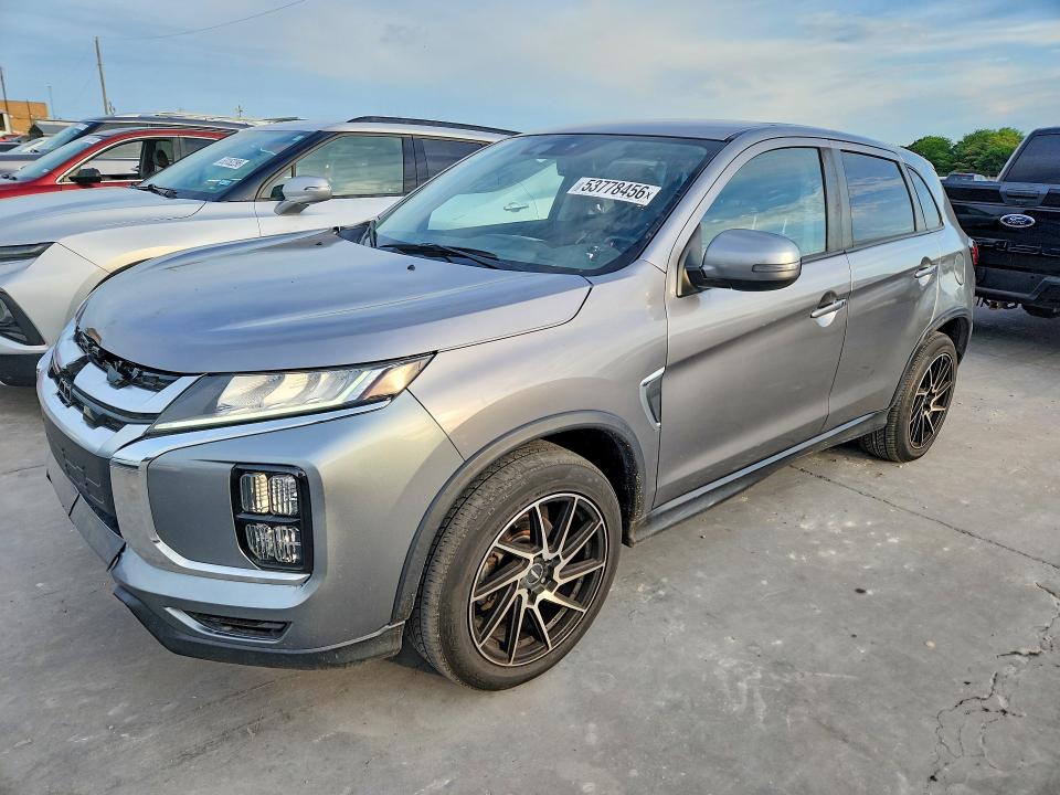 2020 Mitsubishi Outlander VIN JA4AR3AU0LU018700 COPART salvage auction — FRONT END, Tx - Certificate Of Title (P), sold $5,300 on 2026-07-09 (photo 1)