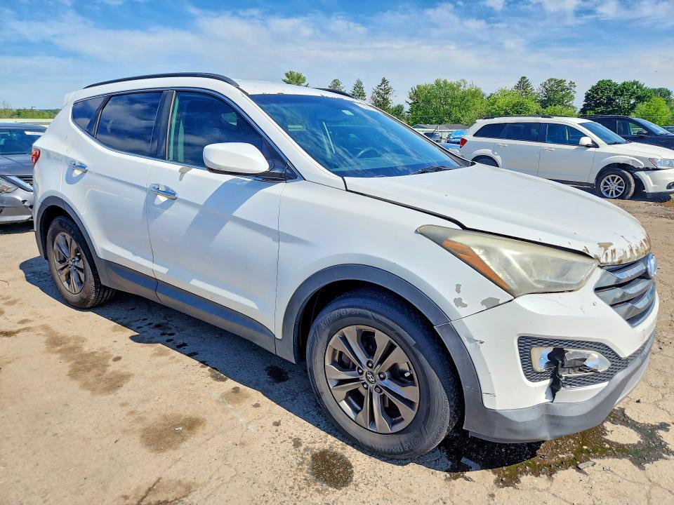 2014 Hyundai Santa fe VIN 5XYZU3LB3EG125764 COPART salvage auction — FRONT END, PA - CERTIFICATE OF SALVAGE, sold $1,150 on 2026-07-02 (photo 4)