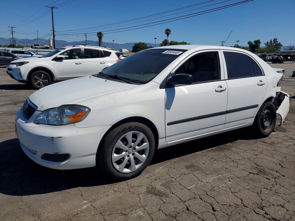 2005 Toyota Corolla VIN JTDBR32E552053944 COPART salvage auction — REAR END, Ca - Salvage Certificate, sold $500 on 2026-07-02 (photo 1)
