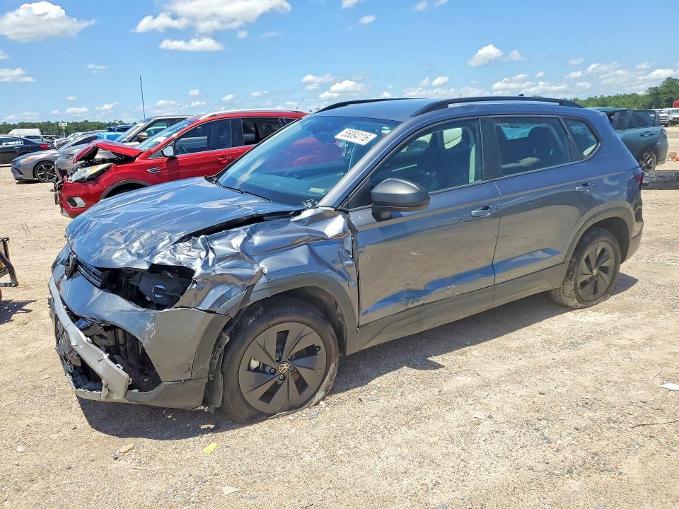 2025 Volkswagen Taos VIN 3VV5C7B28SM071761 COPART salvage auction — FRONT END, Ar - Cert Of Title-Salvage, sold $7,000 on 2026-07-28 (photo 1)