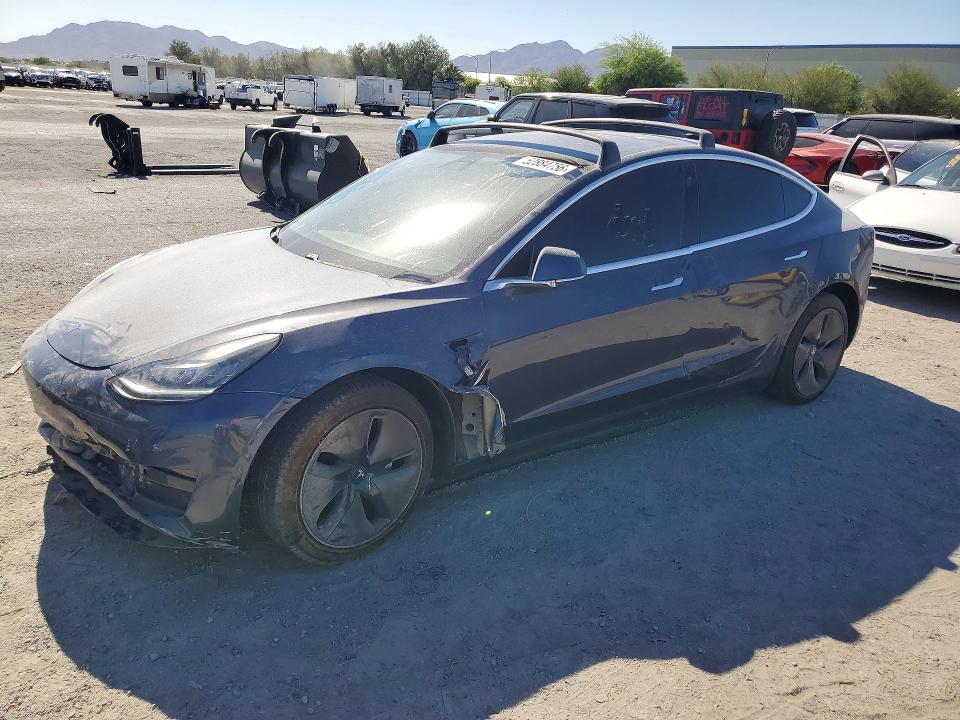 2020 Tesla Model 3 VIN 5YJ3E1EB4LF649708 COPART salvage auction — FRONT END, Nv - Salvage Title, sold $500 on 2026-07-28 (photo 1)