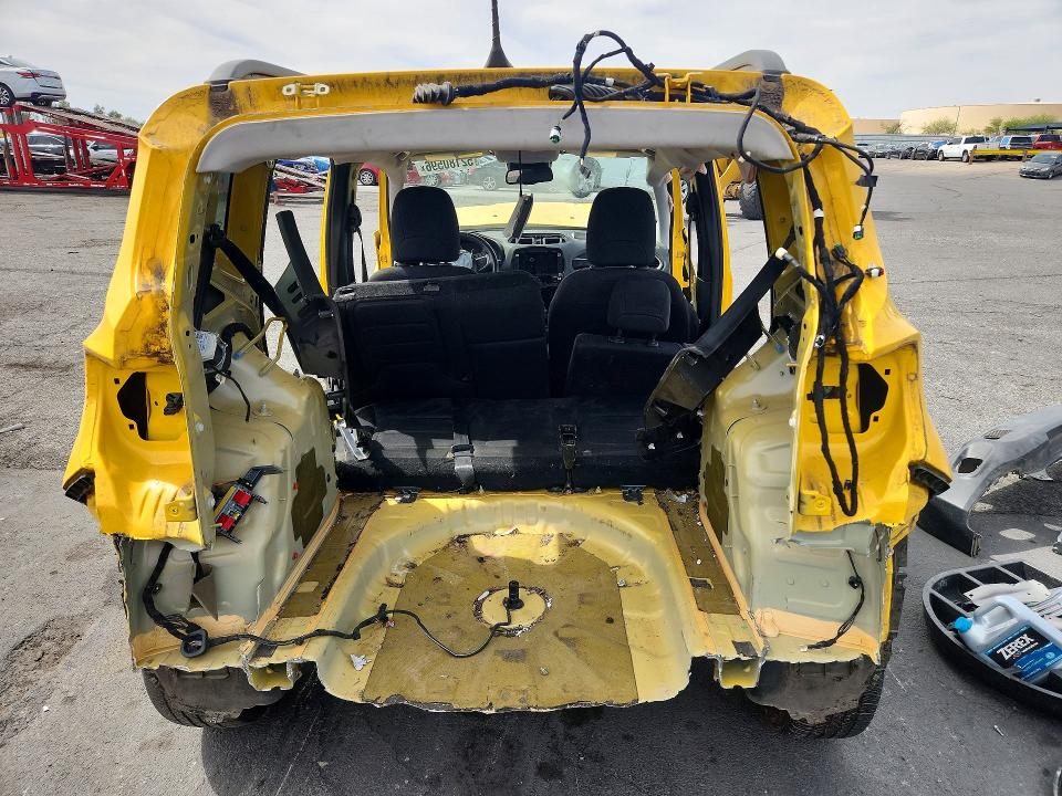2018 Jeep Renegade VIN ZACCJABB3JPH84216 COPART salvage auction — STRIPPED, Or - Salvage Title Certificate, sold $600 on 2026-07-29 (photo 6)
