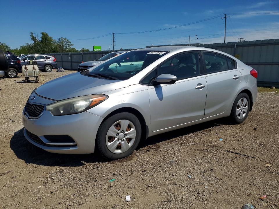 2014 Kia VIN KNAFK4A63E5138640 COPART salvage auction — FRONT END, Il - Salvage Certificate, sold $1,200 on 2026-07-08 (photo 1)