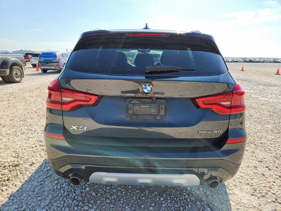 2019 BMW X3 VIN 5UXTR7C55KLF33399 COPART salvage auction — WATER/FLOOD, Tx - Salvage Title-Flood Damage, sold $7,000 on 2026-07-02 (photo 6)