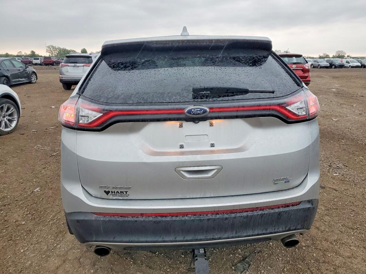 2018 Ford Edge VIN 2FMPK4J96JBC02964 COPART salvage auction — Front End, MI - CERTIFICATE OF TITLE, sold $1,500 on 2026-07-07 (photo 6)