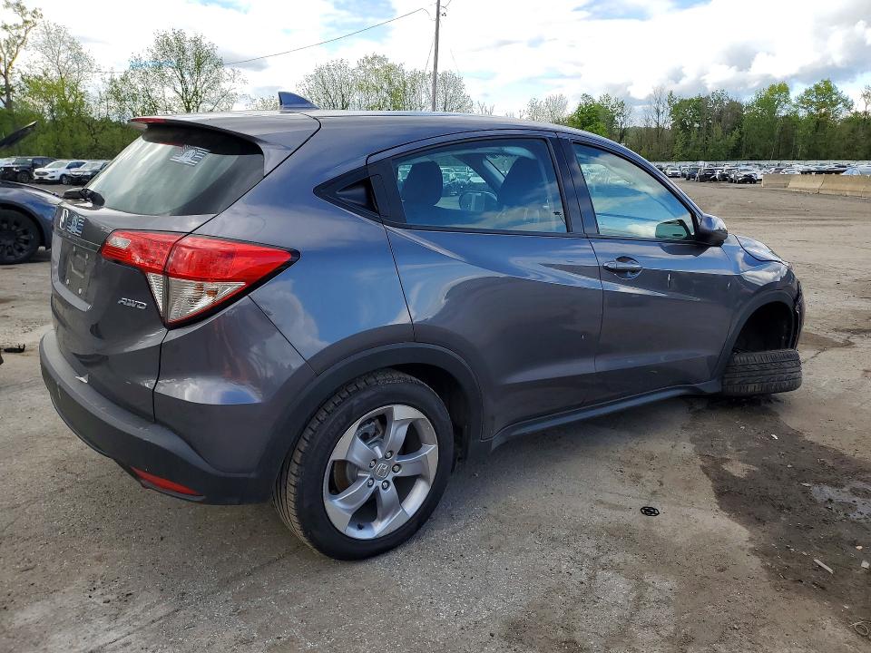 2022 Honda Hr-v VIN 3CZRU6H31NM719463 COPART salvage auction — FRONT END, Ny - Mv-907A Salvage Certificate, sold $3,850 on 2026-07-09 (photo 3)