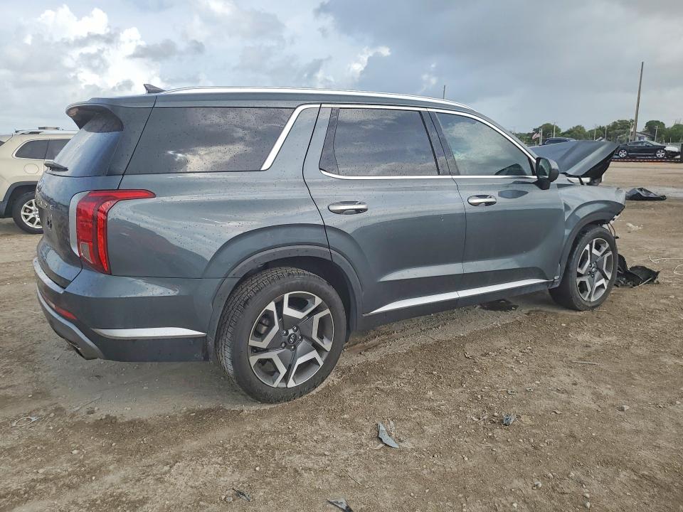 2023 Hyundai Palisade VIN KM8R44GE1PU502423 COPART salvage auction — FRONT END, Fl - Certificate Of Destruction, sold $9,600 on 2026-07-09 (photo 3)