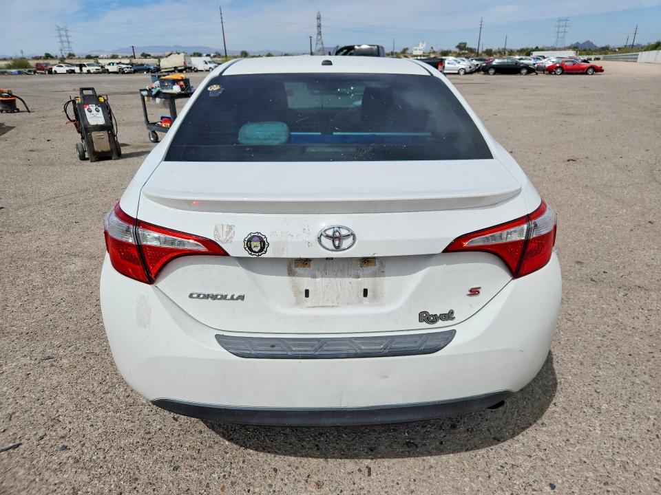 2014 Toyota Corolla VIN 5YFBURHE0EP114420 COPART salvage auction — FRONT END, Az - Cert Of Title - Salvage, sold $2,850 on 2026-07-06 (photo 6)