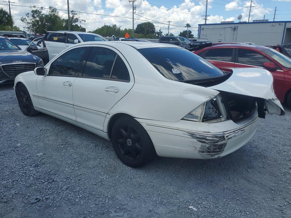 2004 Mercedes-benz C class VIN WDBRF61J14F459572 COPART salvage auction — REAR END, Fl - Cert Of Title Slvg Rebuildable, sold $350 on 2026-07-07 (photo 2)