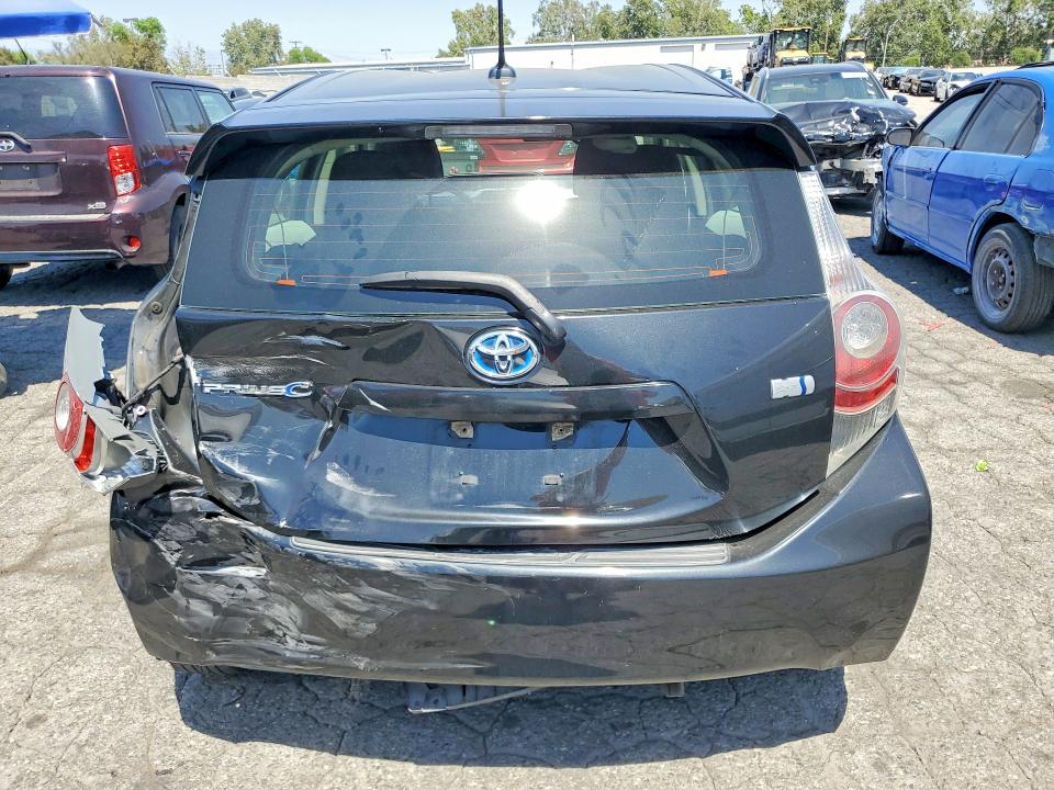 2012 Toyota VIN JTDKDTB34C1525132 COPART salvage auction — REAR END, Ca - Salvage Certificate, sold $525 on 2026-07-09 (photo 6)