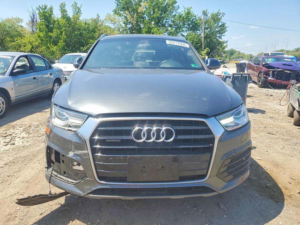 2018 Audi Q3 VIN WA1ECCFS8JR020026 COPART salvage auction — FRONT END, Md - Cert Of Salvage > 75% Damage, sold $1,700 on 2026-07-23 (photo 5)