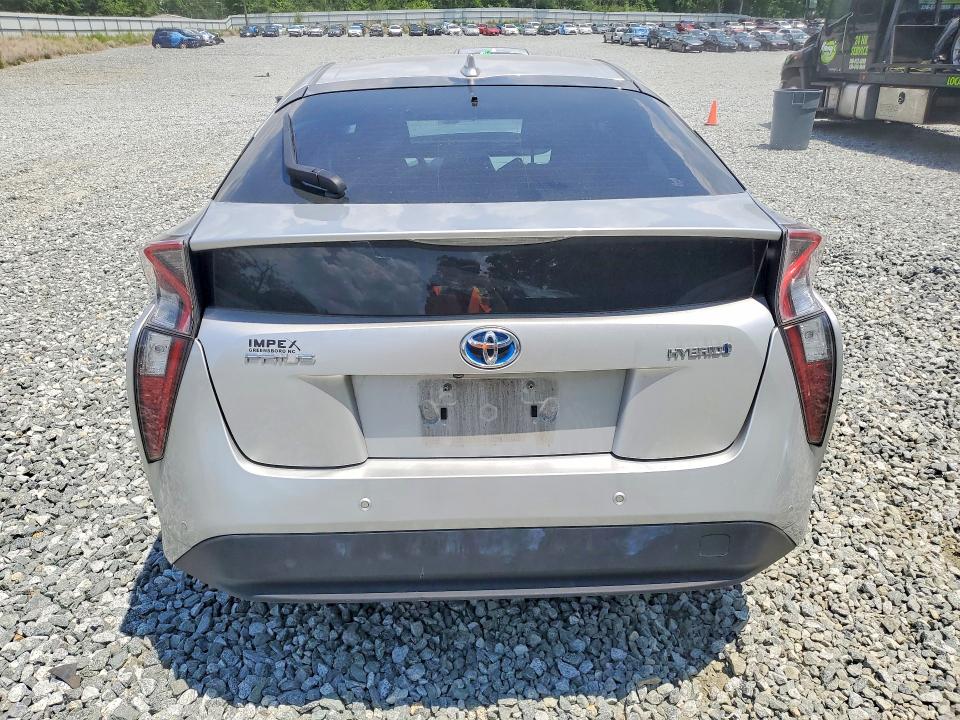 2018 Toyota Prius VIN JTDKARFU6J3551652 COPART salvage auction — FRONT END, Nc - Salvage Certificate Of Title, sold $2,100 on 2026-07-08 (photo 6)