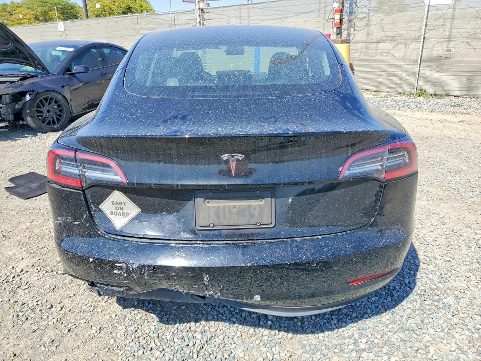 2019 Tesla Model 3 VIN 5YJ3E1EA5KF410156 COPART salvage auction — REAR END, Ca - Salvage Certificate, sold $3,050 on 2026-07-14 (photo 6)