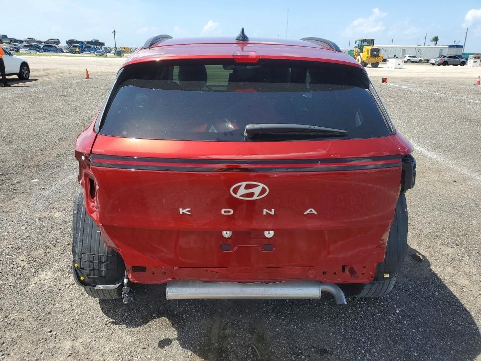 2025 Hyundai Kona VIN KM8HB3AB3SU315767 COPART salvage auction — FRONT END, Fl - Certificate Of Destruction, sold $7,000 on 2026-07-13 (photo 6)