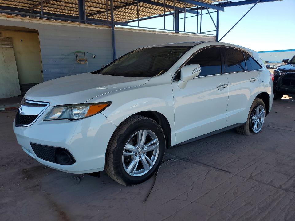 2013 Acura Rdx VIN 5J8TB4H32DL016459 COPART salvage auction — REAR END, Az - Cert Of Title - Salvage, sold $2,650 on 2026-07-09 (photo 1)