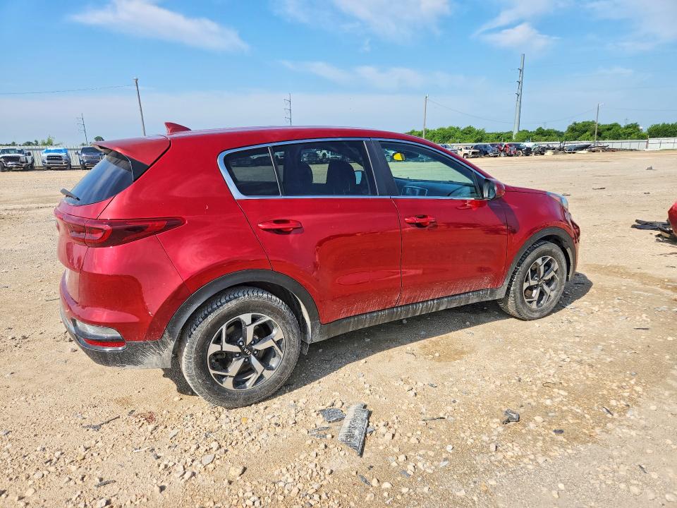 2021 Kia Sportage VIN KNDPM3AC4M7864849 COPART salvage auction — SIDE, Tx - Salvage Vehicle Title, sold $2,900 on 2026-07-15 (photo 3)