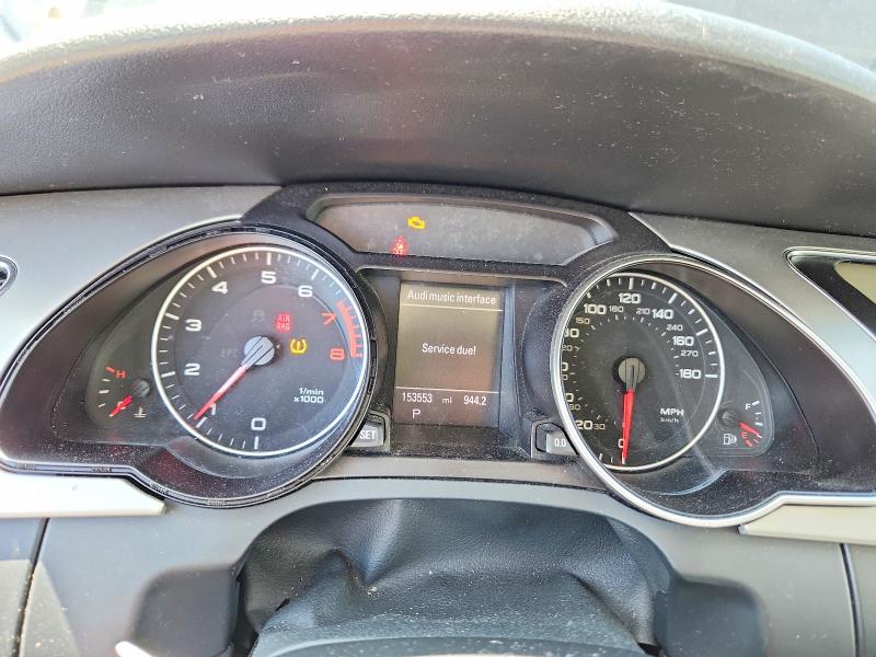 2012 Audi VIN WAULFAFR8CA024193 COPART salvage auction — FRONT END, Fl - Cert Of Title Slvg Rebuildable, sold $450 on 2026-07-06 (photo 9)
