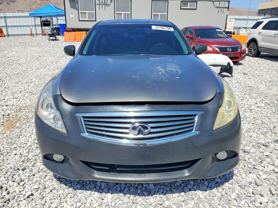 2011 Infiniti G VIN JN1CV6APXBM506009 COPART salvage auction — REAR END, Nv - Salvage Title, sold $350 on 2026-07-27 (photo 5)