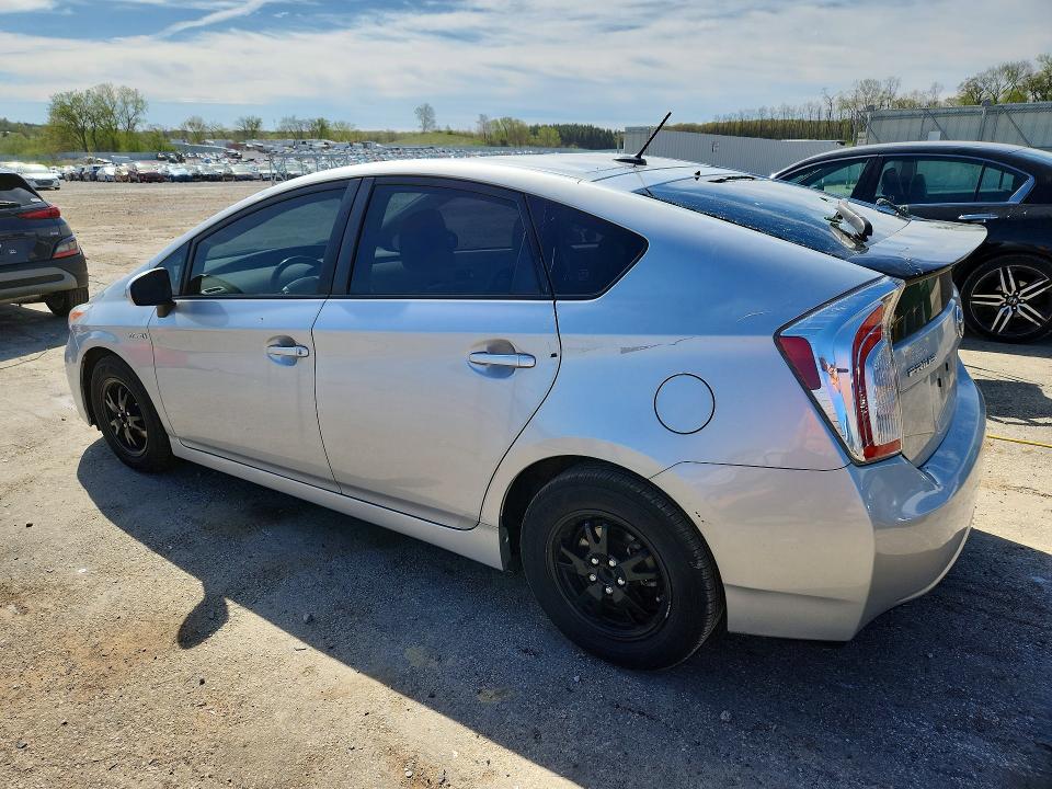 2014 Toyota Prius VIN JTDKN3DU5E1755753 COPART salvage auction — HAIL, Id - Salvage Certificate Of Title, sold $2,050 on 2026-07-28 (photo 2)