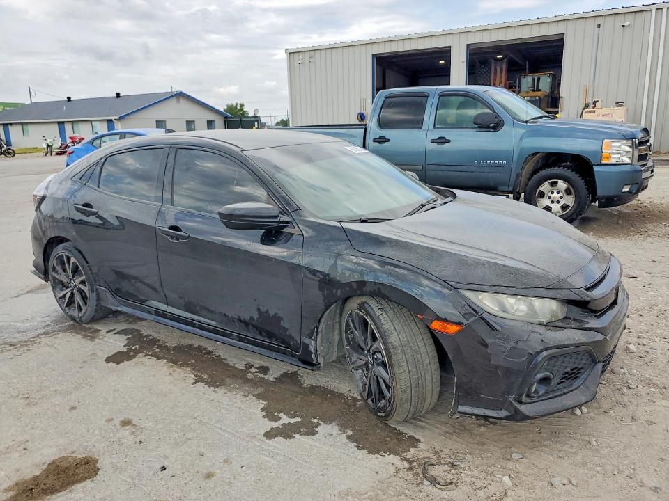 2018 Honda Civic VIN SHHFK7H48JU208746 COPART salvage auction — FRONT END, Mo - Salvage Certificate Of Title, sold $4,100 on 2026-07-06 (photo 4)