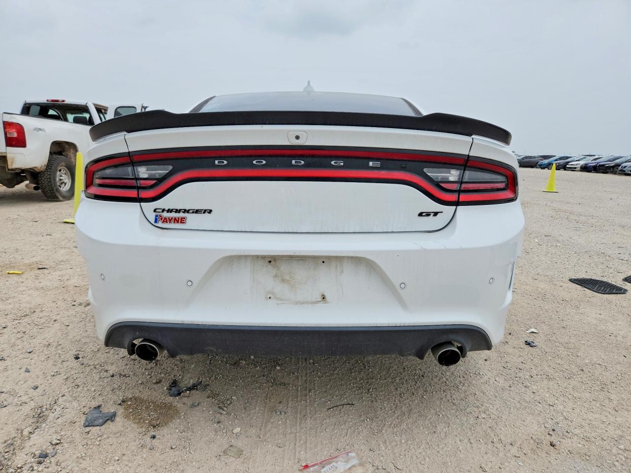 2019 Dodge Charger VIN 2C3CDXHGXKH581845 COPART salvage auction — Front End, TX - SALVAGE VEHICLE TITLE, sold $4,050 on 2026-07-09 (photo 6)