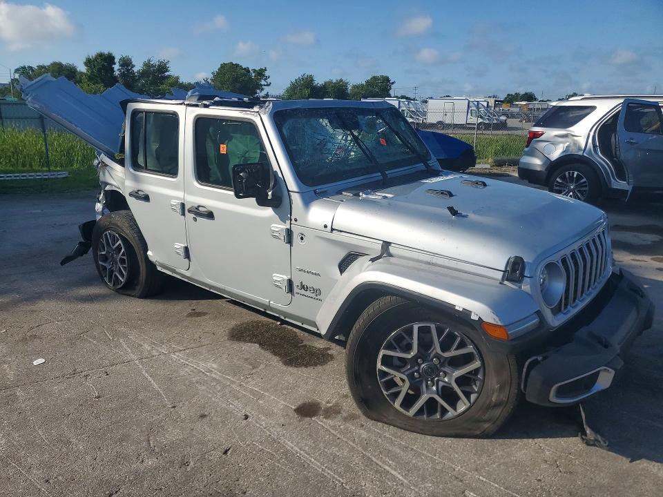 2024 Jeep Wrangler / VIN 1C4PJXEG3RW302502 COPART salvage auction — ROLLOVER, Fl - Cert Of Title Slvg Rebuildable, sold $7,200 on 2026-07-02 (photo 4)