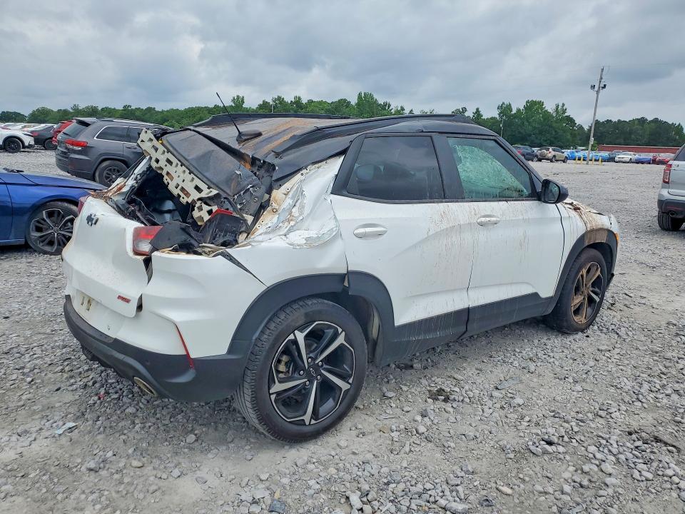 2021 Chevrolet Trailblazer VIN KL79MTSL6MB041177 COPART salvage auction — ALL OVER, Al - Cert Of Title-Salvage Title, sold $575 on 2026-07-09 (photo 3)