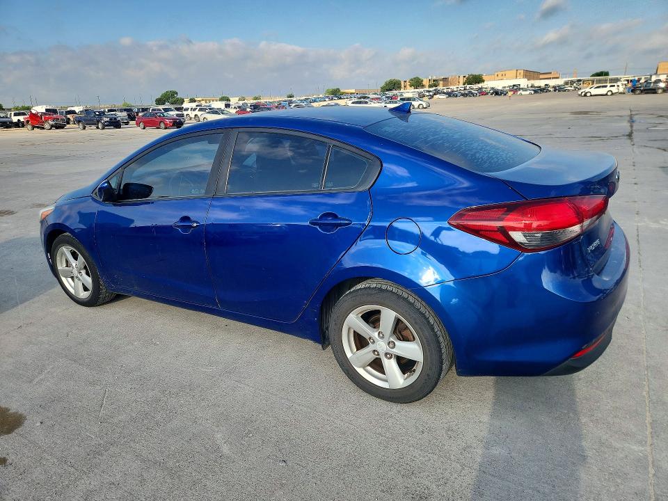 2017 Kia Forte VIN 3KPFL4A75HE072965 COPART salvage auction — HAIL, Tx - Certificate Of Title, sold $875 on 2026-07-02 (photo 2)