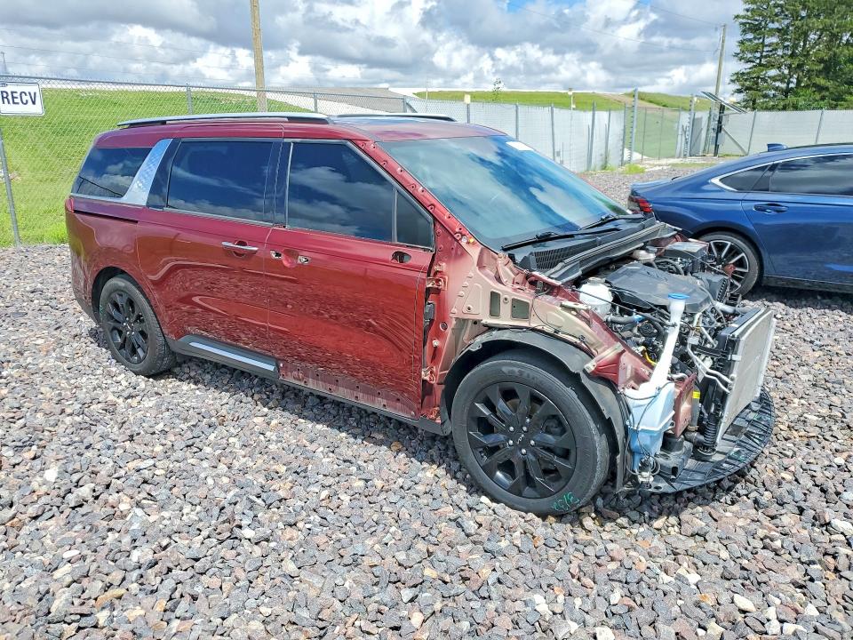 2022 Kia Carnival VIN KNDNE5H33N6070860 COPART salvage auction — FRONT END, In - Cert Of Title-Salvage Title, sold $35 on 2026-07-28 (photo 4)