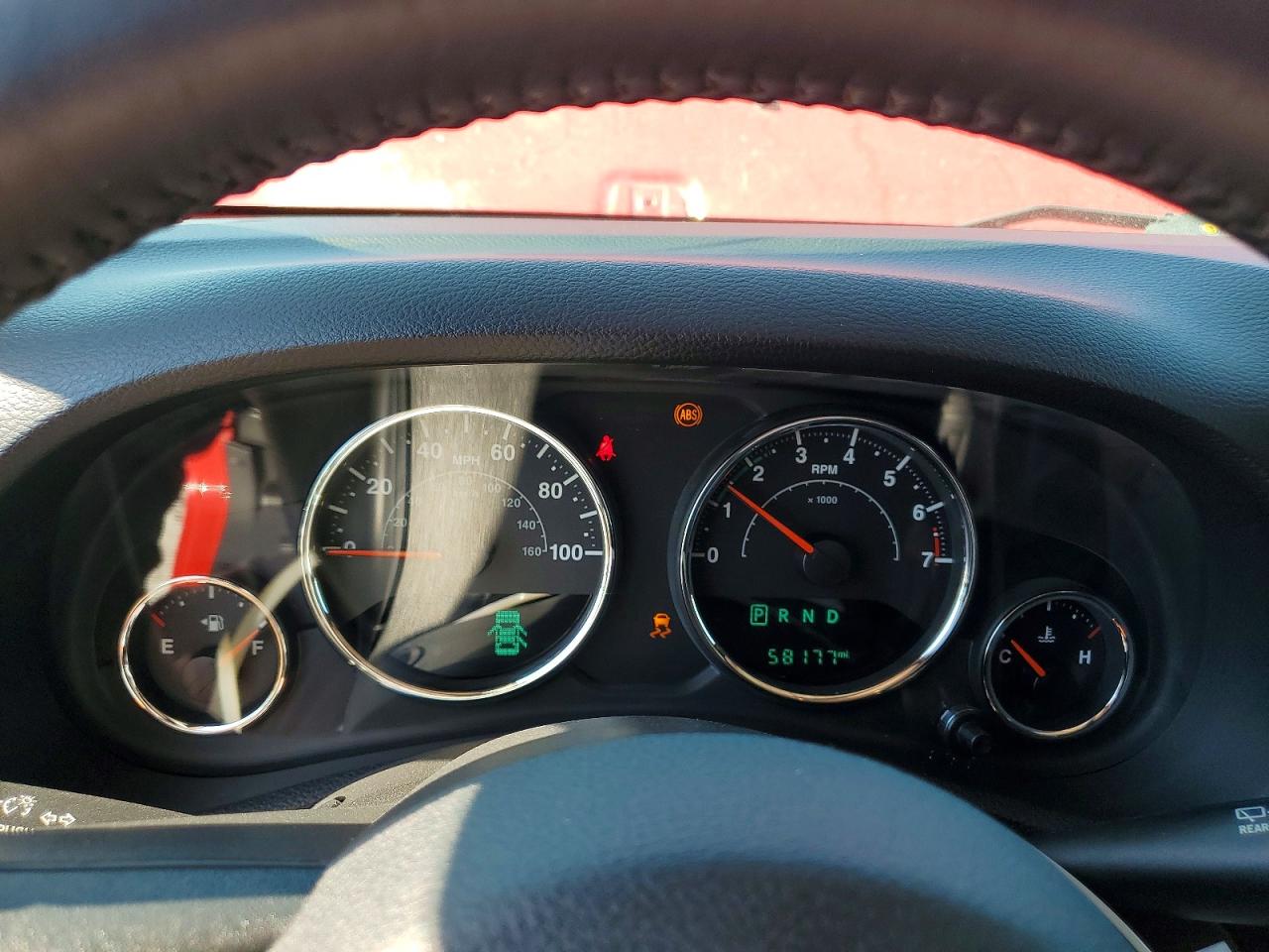 2017 Jeep Wrangler Unlimited VIN 1C4BJWFG5HL632015 COPART salvage auction — Front End, FL - CERT OF TITLE SLVG REBUILDABLE, sold $9,600 on 2026-07-07 (photo 9)