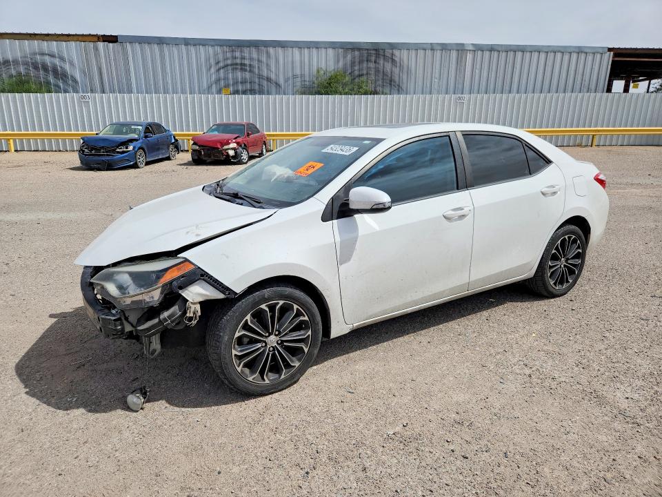 2014 Toyota Corolla VIN 5YFBURHE0EP114420 COPART salvage auction — FRONT END, Az - Cert Of Title - Salvage, sold $2,850 on 2026-07-06 (photo 1)