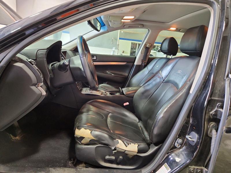 2012 Infiniti VIN JN1DV6AR2CM860291 COPART salvage auction — FRONT END, Mt - Certificate Of Title, sold $450 on 2026-07-24 (photo 7)