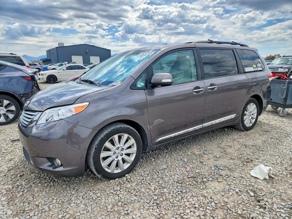 2014 Toyota VIN 5TDDK3DC3ES090718 COPART salvage auction — MECHANICAL, Ut - Certificate Of Title, sold $5,700 on 2026-07-02 (photo 1)