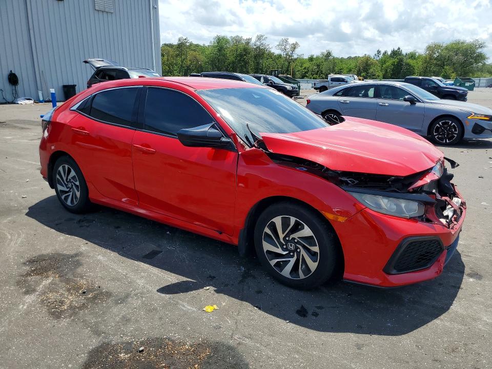 2017 Honda Civic VIN SHHFK7H36HU423043 COPART salvage auction — FRONT END, Fl - Cert Of Ttl-Rebuilt&Slvg Rbld, sold $3,100 on 2026-07-15 (photo 4)