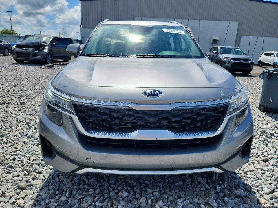 2021 Kia Seltos VIN KNDERCAA8M7222562 COPART salvage auction — SIDE, Fl - Certificate Of Destruction, sold $5,400 on 2026-07-06 (photo 5)