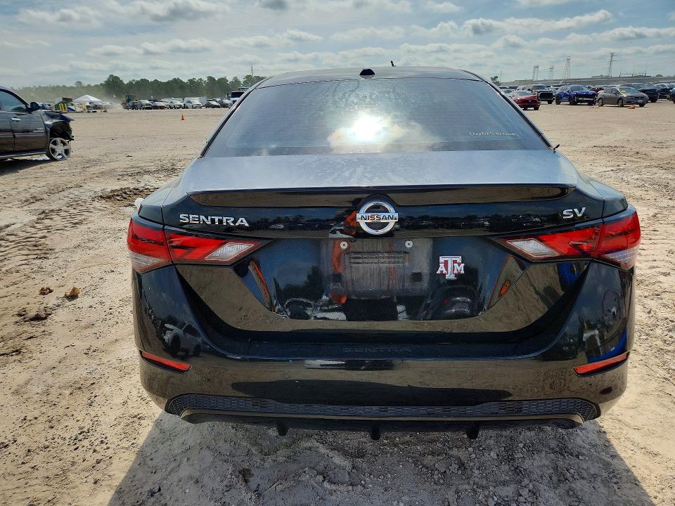 2022 Nissan Sentra VIN 3N1AB8CV2NY247539 COPART salvage auction — FRONT END, TX - SALVAGE VEHICLE TITLE, sold $2,900 on 2026-07-21 (photo 6)