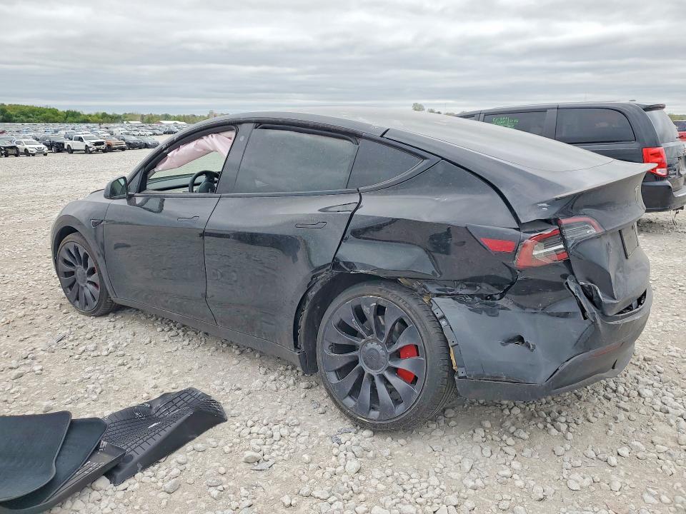 2023 Tesla Model y VIN 7SAYGDEF8PF782095 COPART salvage auction — REAR END, Pa - Certificate Of Salvage, sold $10,200 on 2026-07-02 (photo 2)