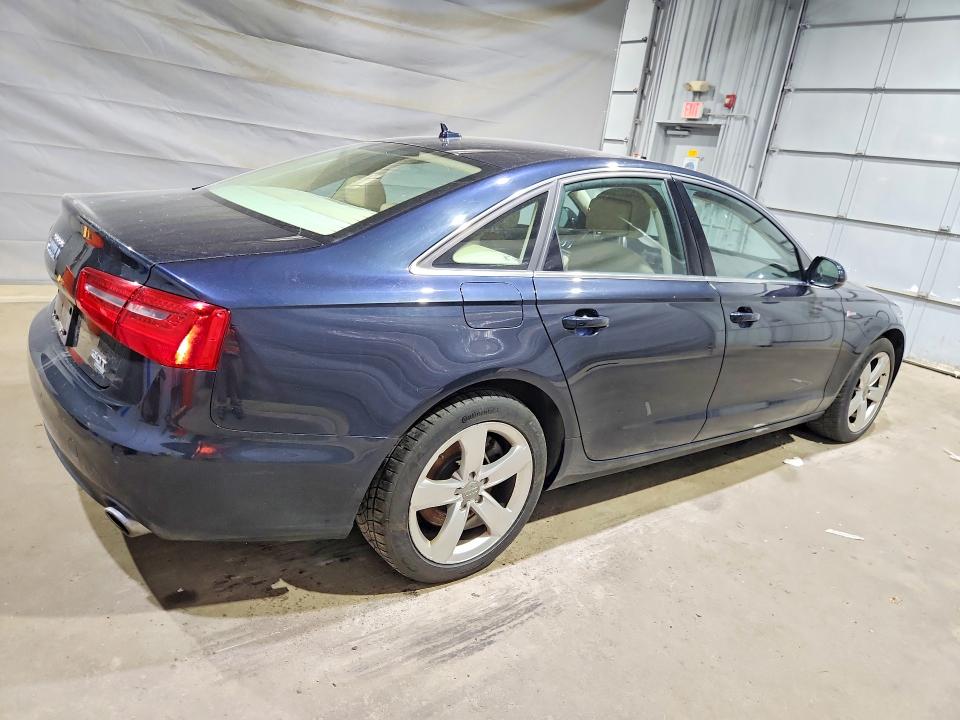 2012 Audi A6 VIN WAUBGAFC1CN004946 COPART salvage auction — FRONT END, Nh - Certificate Of Title, sold $975 on 2026-07-14 (photo 3)