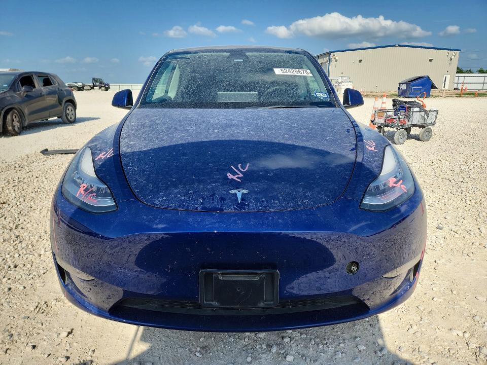 2021 Tesla Model y VIN 5YJYGDEE4MF122152 COPART salvage auction — REAR END, Tx - Salvage Vehicle Title, sold $7,700 on 2026-07-16 (photo 5)