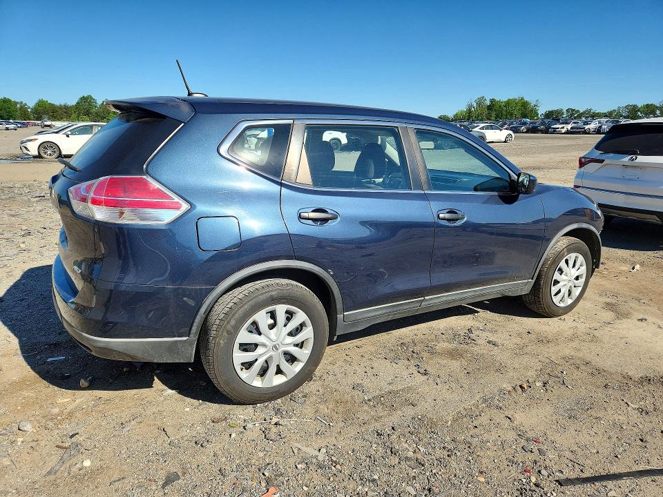 2016 Nissan Rogue VIN KNMAT2MV3GP632537 COPART salvage auction — FRONT END, Va - Cert Of Title - Salvage, sold $325 on 2026-07-22 (photo 3)