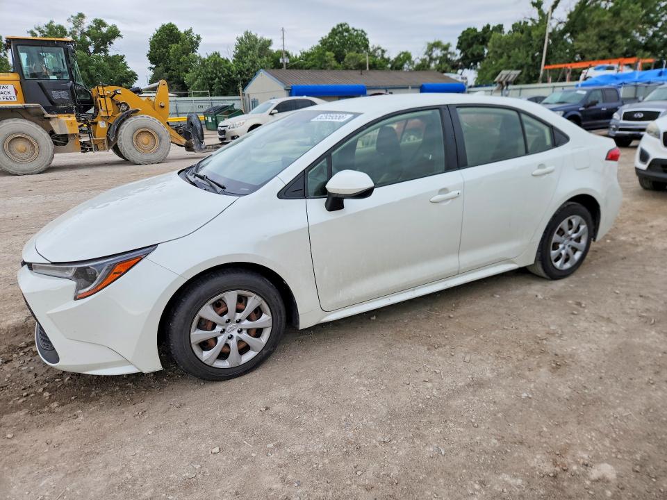 2020 Toyota VIN JTDEPRAE0LJ087946 COPART salvage auction — HAIL, Ks - Cert Of Title-Salvage, sold $6,900 on 2026-07-08 (photo 1)