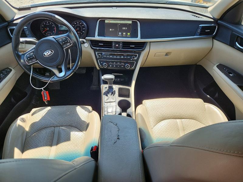 2016 Kia Optima VIN 5XXGU4L34GG063272 COPART salvage auction — ENGINE BURN, Il - Salvage Certificate, sold $900 on 2026-07-20 (photo 8)