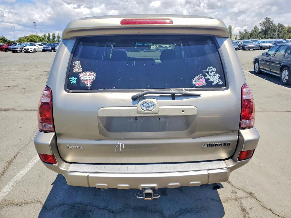 2005 Toyota 4runner VIN JTEBU14R258034957 COPART salvage auction — FRONT END, Ca - Salvage Certificate, sold $4,050 on 2026-07-17 (photo 6)