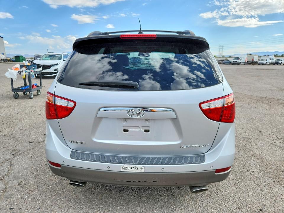 2008 Hyundai Veracruz VIN KM8NU13C38U032219 COPART salvage auction — FRONT END, AZ - CERT OF TITLE - SALVAGE, sold $300 on 2026-07-17 (photo 6)