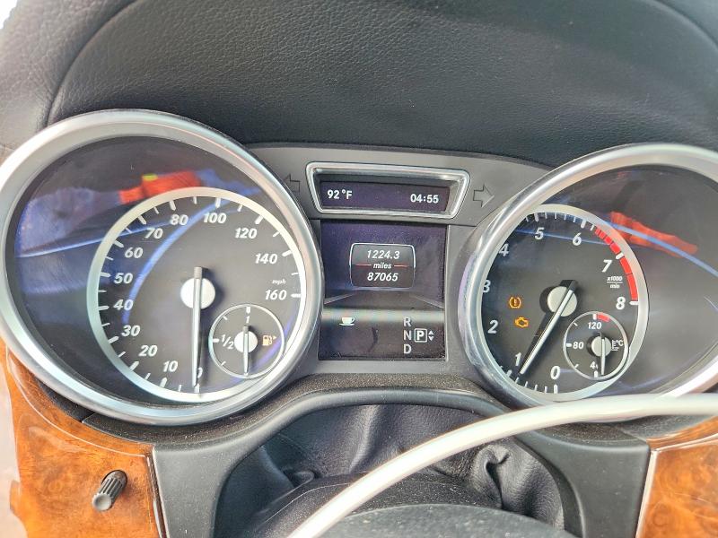 2013 Mercedes-benz M-klasse VIN 4JGDA7DB4DA100925 COPART salvage auction — NORMAL WEAR, Tx - Certificate Of Title, sold $7,800 on 2026-07-09 (photo 9)