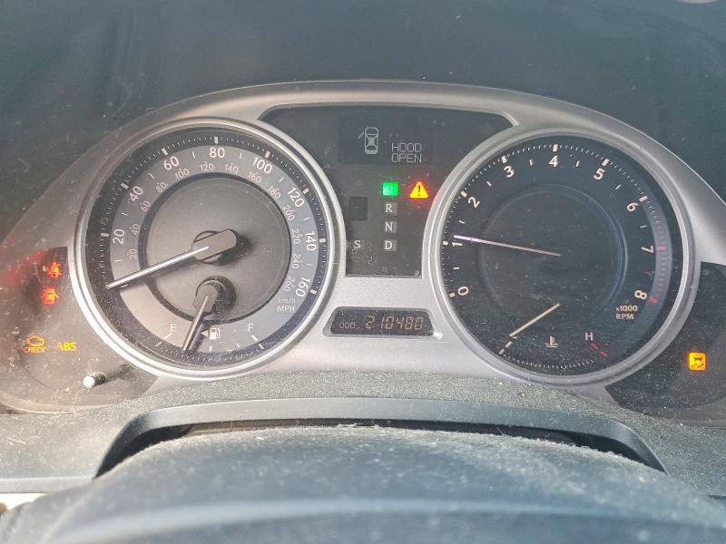 2007 Lexus Is VIN JTHBK262572046363 COPART salvage auction — FRONT END, Tx - Salvage Vehicle Title, sold $525 on 2026-07-09 (photo 9)