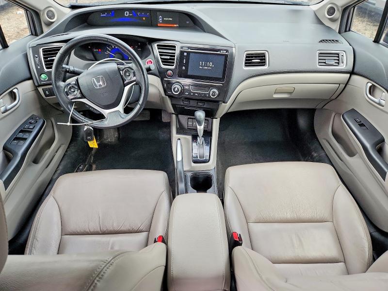 2014 Honda Civic VIN 19XFB2F91EE002232 COPART salvage auction — REAR END, Il - Salvage Certificate, sold $3,450 on 2026-07-03 (photo 8)
