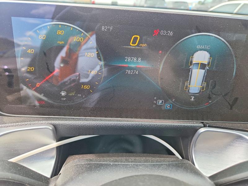2021 Mercedes-benz VIN W1N4M4HB6MW101445 COPART salvage auction — FRONT END, Ut - Salvage Certificate, sold $7,300 on 2026-07-31 (photo 9)